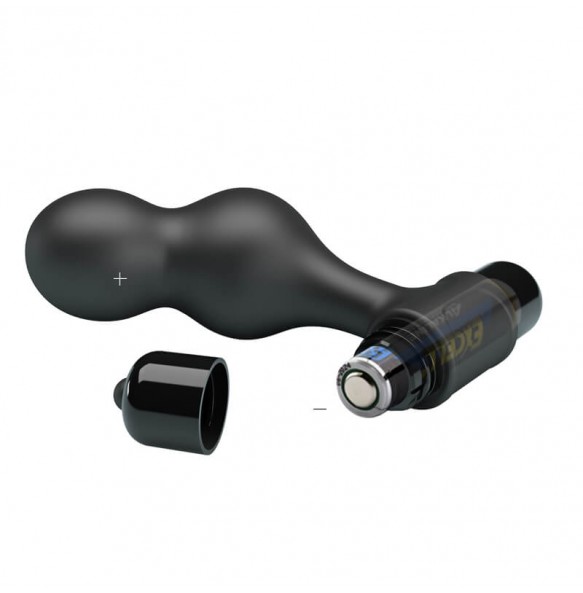 MR PLAY - Enchanted Anal Plug (Battery - Black)